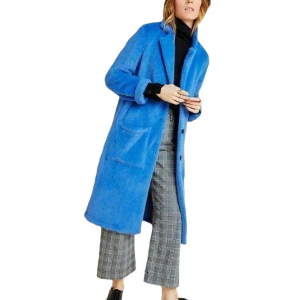 Sanctuary x Anthropologie Colleen Faux Fur Coat size XS